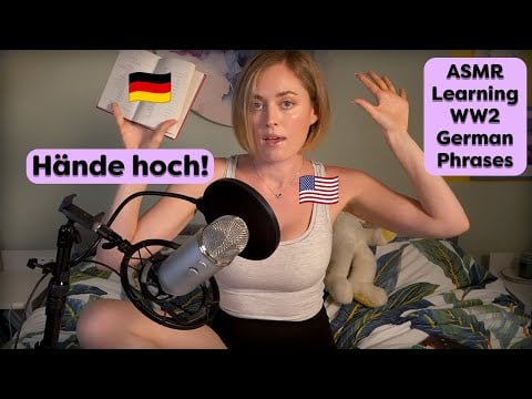 ASMR 1944 ✦ Deutsche Phrasen für britische Soldaten (Geflüstert & auf Karteikarten)