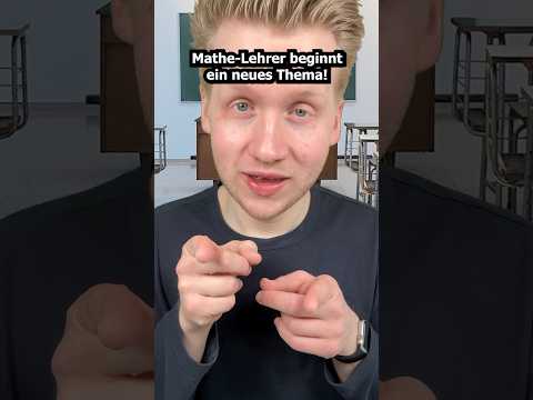 Mathe-Lehrer beginnt ein neues Thema! #asmr