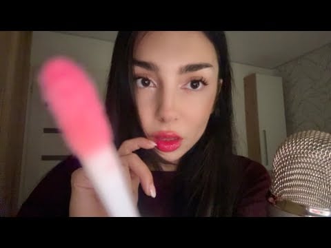ASMR Tingly Mouth Sounds for Relaxation | Kisses, Lipgloss Application