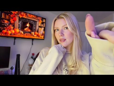 🍁 Relaxing You During an Autumn Thunderstorm ⛈️ ASMR (hand movements, rain sounds)