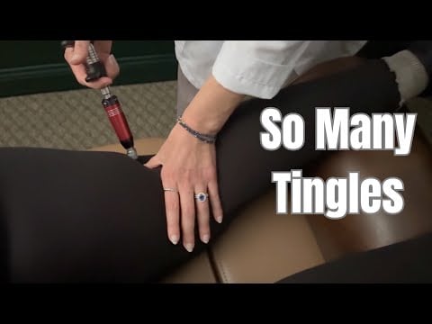 Unintentional ASMR | Gentle Treatment for Knee and Mid Back Pain