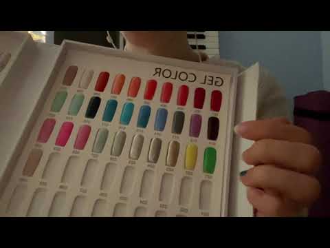asmr doing your acrylic nails