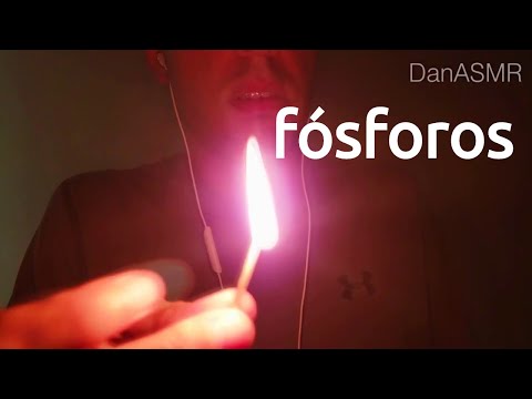 ASMR acendendo fósforos + sussurros (Português | Portuguese)