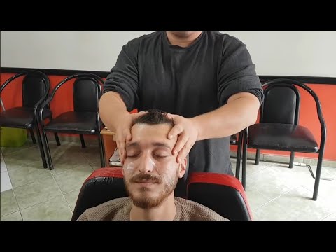 Asmr Turkish barber Head neck massage
