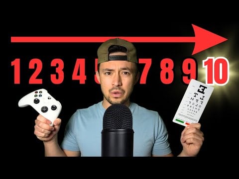 🔴 10 LEVELS ASMR | 🎮 Xbox Controller ➡️ 👀 Eye Exam | Fast ASMR