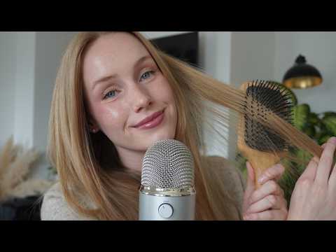 ASMR Haare kämmen & sanftes flüstern 🌬️