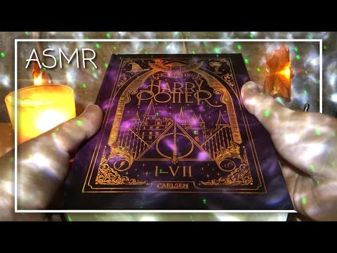 ASMR Harry Potter Gesamtausgabe Unboxing 📚⚡️ (German/Deutsch)