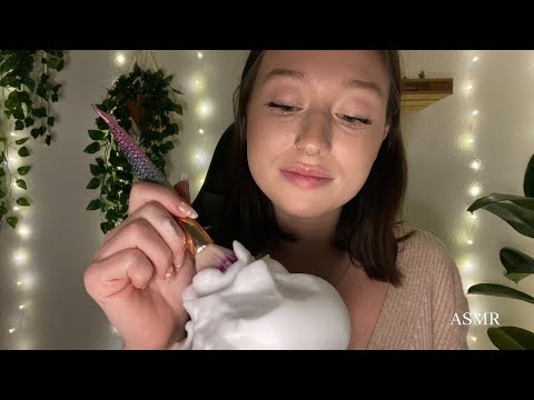 ASMR Français - Des éponges🧽 et de la mousse ☁  pour te donner pleins de frissons.