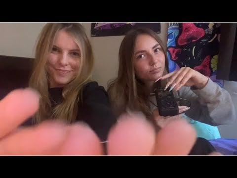 ASMR Tascam Mic Tapping~Handmovements & super close mouthsounds