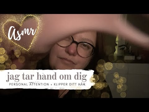 ASMR roleplay: Lugn hemmakväll med din kompis (jag klipper ditt hår) ✂️