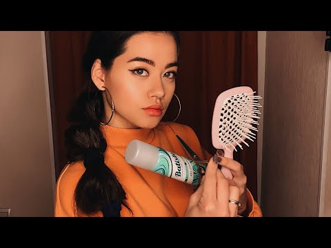 Make your Hairstyle| Role Play| Hair Salon| Scissors| Hair Brushing| Shampoo| ASMR