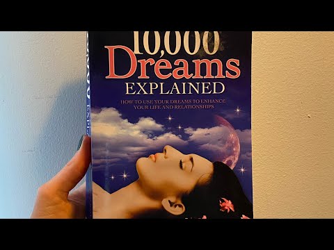 Asmr flipping through dream dictionary