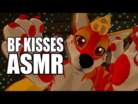 [Furry ASMR] Your furry boyfriend gives you kisses and personal attention to fall asleep ❤️