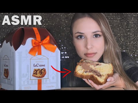 ASMR MUKBANG (REVIEW) PANETONE CACAU SHOW - LA CREME 🍫