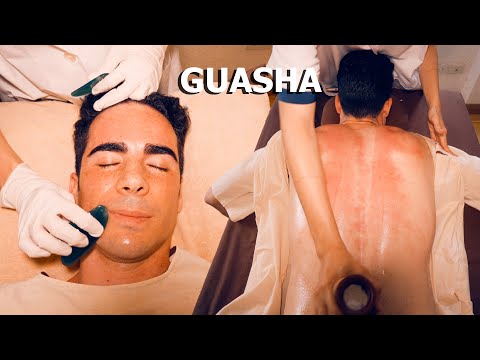 ASMR: Ho Provato il GUASHA CINESE alla SCHIENA e FACCIA per L' INSONNIA (ha funzionato)