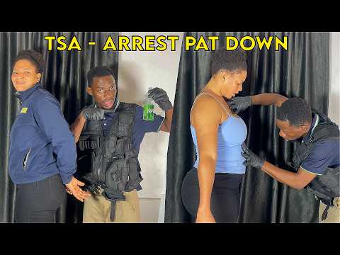 ASMR FBI ARREST PAT DOWN - ASMR Fast & Aggressive Tickling Full Body TSA Arrest  Pat Down