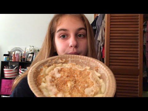 ASMR | mac and cheese mukbang and rambling