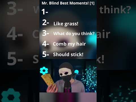 Mr. Blind Top 5 Best Moments [1] #blindasmr #relax #triggersforsleep #asmrtriggers #tingles