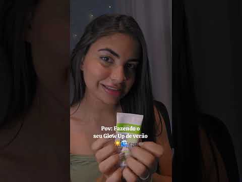 ASMR| FAZENDO O SEU GLOW UP DE VERÃO ☀️🌊 #asmrvideo #viral #glowup #viralvideo