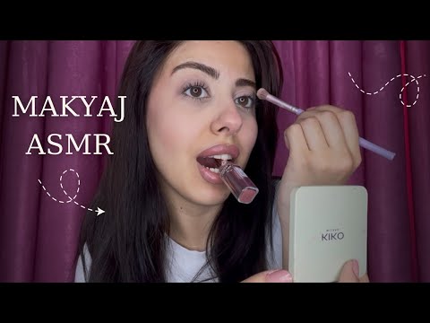 Kendime Sessizce Makyaj Yapıyorum 💋 ASMR Makeup Whispering | TÜRKÇE ASMR