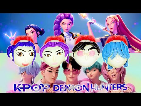 Kpop Demon Hunters Emoji Food Eating Sounds 케데헌 이모지 먹방 Asmr Mukbang