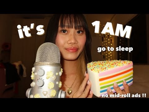 it’s 1AM, go to sleep 🥱ྀི˚.༘⋆ (no mid-roll ads ASMR)