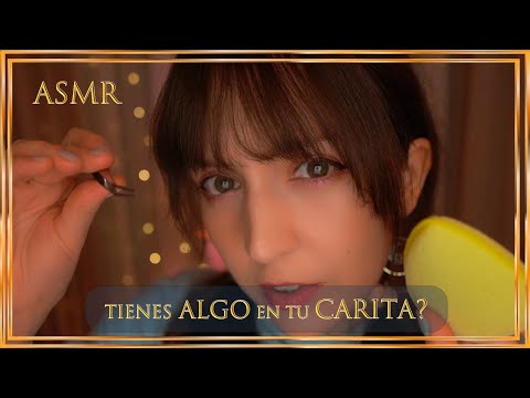 ⭐ASMR ¿Tienes ALGO en tu CARITA? [Sub] Atención Personal Suavecita