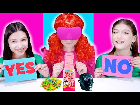 Yes or No ASMR Challenge! | Eating Sounds LiLiBu