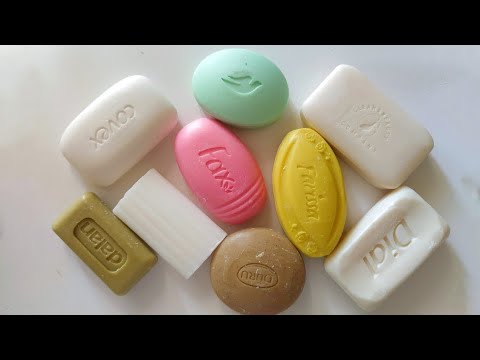 Dry Soap carving ASMR\ relaxing sounds\ No talking. Satisfying ASMR video\ Cutting soap