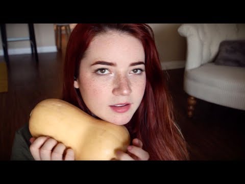 ASMR Making Butternut Squash Soup!