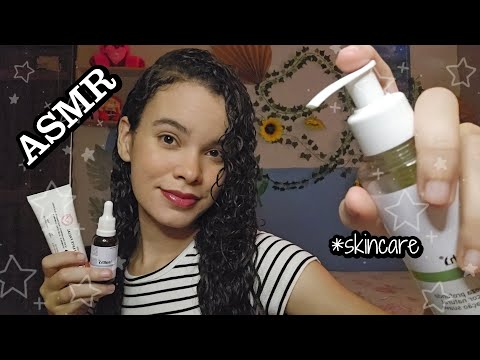 ASMR - preparando VOCÊ para DORMIR (skincare)💤🤭