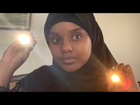 ASMR Light Triggers | Eye Exam to Fall Asleep