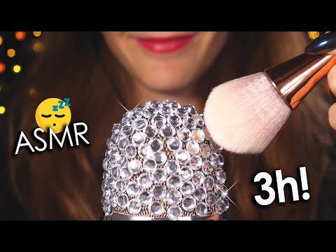 [3 Hours ASMR] Luxury Mic Brushing 💎 (No Talking)