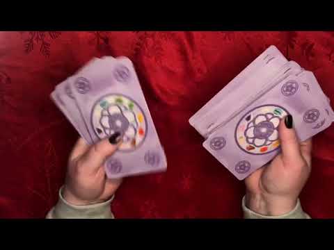 ASMR Tarot Reading - Compass Point Spread - New Crystal Tarot Deck