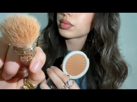 ASMR doing your MAKEUP but everything sounds weird 