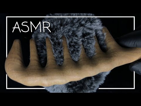 Pure ASMR Sounds 1 Hour of Microphone Brushing with Comb! (No Talking)