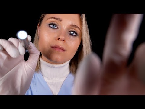 ASMR | The perfect FACE INSPECTION for sleep (sleep aid)