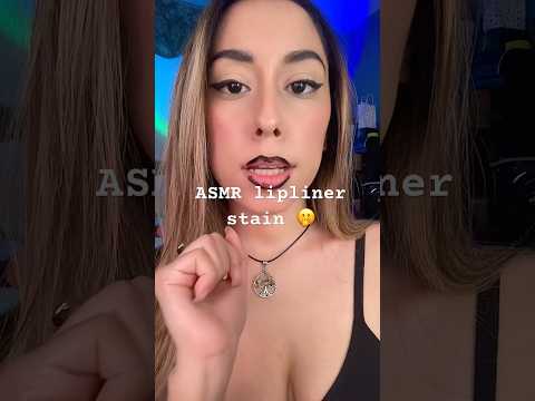ASMR Lipliner Stain #asmr #asmrmakeup #lipliner #shorts