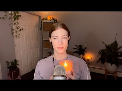 asmr candle flame, crackling fire sounds #shorts