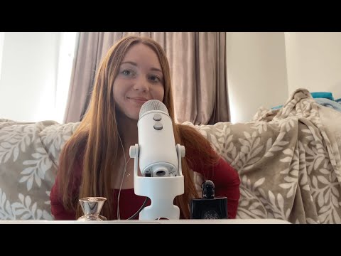 Perfume collection ASMR (lots of glass tapping)