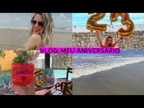 VLOG | PRAIA COM FRIO  + MOSTREI MINHA FESTA DE ANIVERSARIO