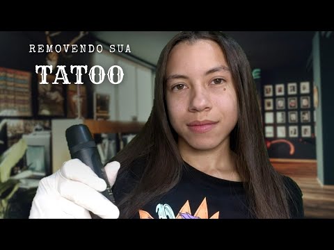 ASMR ROLEPLAY REMOVENDO SUA TATUAGEM ✨ ✒️