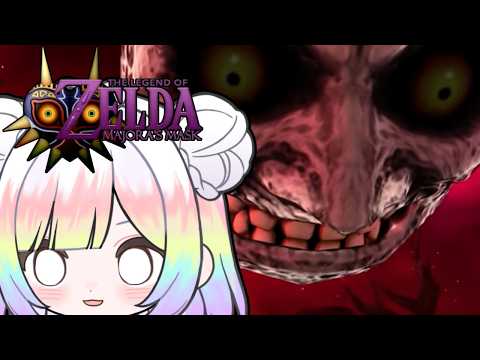 【LEGEND OF ZELDA: MAJORA'S MASK】he's right behind me, isn't he.... 😱💦 first playthrough 🎭❤️【EN/日本語 】