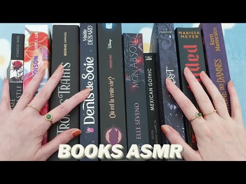 ASMR | Tracing & Tapping on Books (10 livres lus en Avril 🤩)