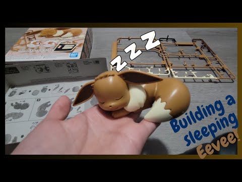 ASMR struggling to build a sleeping Eevee!
