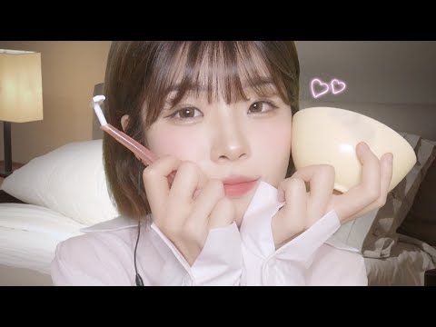 ASMR 수고했어. 취침 준비하자 ~ 남자친구 면도 롤플레이│양치,세안,스킨케어,면도 풀코스로 내가 해준다. Man's Shaving Roleplay│여자친구│Whispering