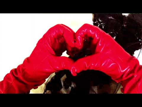 LEATHER GLOVES  ❤️ GLOVELY  VALENTINE  ! ❤️[[ASMR]]
