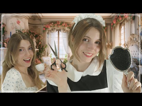 ASMR DONCELLA te prepara para el baile de la reina 👑 Bridgerton Atención Personal Extrema ✨