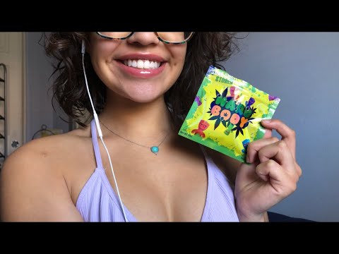 ASMR- EDIBLE SOUR PATCH KIDS, MOUTH SOUNDS