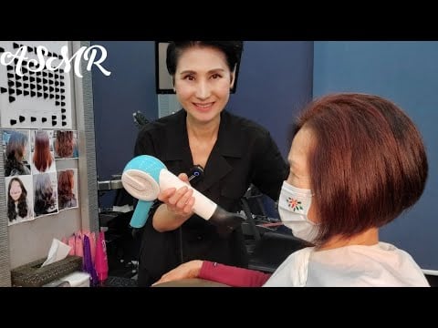 미용실 ASMR  70대 어머니 그래쥬에이션 상고컷트   70's Mother Graduation High School Cut/Korean hair salon